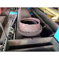 Trough screw conveyor 6500 mm, Ø 300 mm